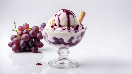 set of grape ice cream
