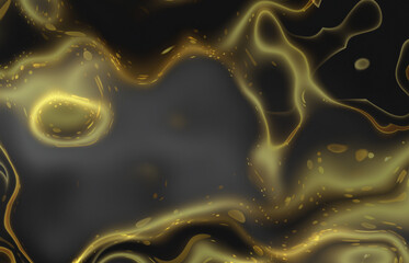 Colorful psychedelic background made of interweaving curved shapes