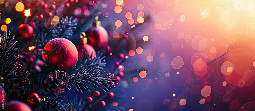 Aufkleber colored background postcard with space for text or graphics image best wishes for the holiday season