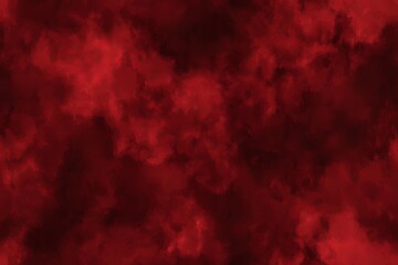 Abstract red cloud texture background with soft, blurred edges.