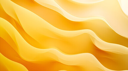 Abstract mustard yellow gradient with flowing soft curves and light, creating a smooth and warm background effect