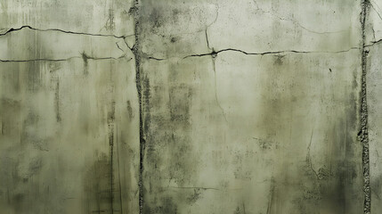 Obraz premium Khaki colored concrete wall features subtle cracks and texture, creating a minimalist and industrial backdrop
