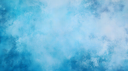 Obraz premium Textured sky blue wall with a faded effect creating a serene and calming atmosphere suitable for backgrounds or design elements
