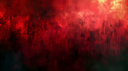 Red and Black Grunge Background, Texture, Pattern, Art, Abstract, Design, Vintage, Wall, Surface