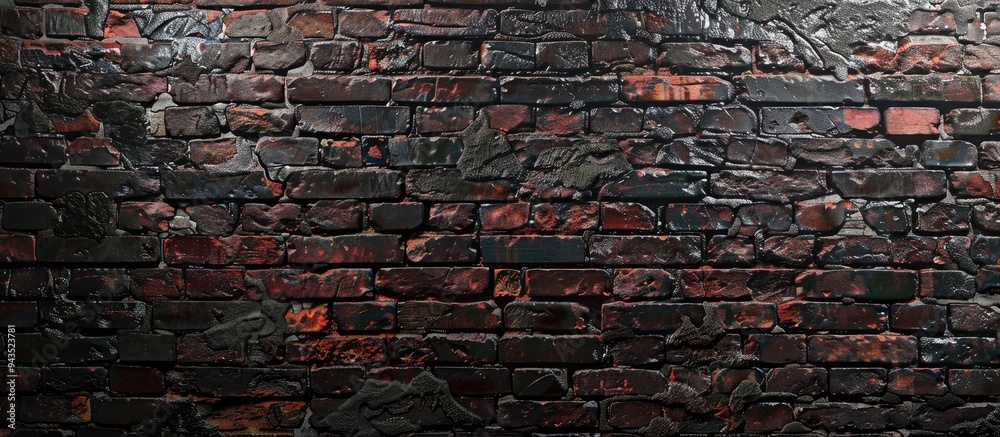Poster free brick wall texture background with space for product or advertisement including a copy space im