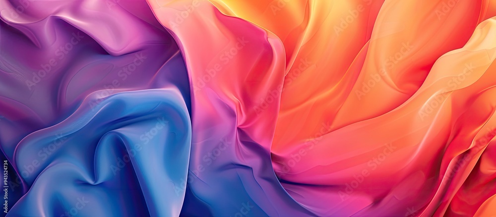 Leinwandbilder vibrant abstract gradient background with copy space image