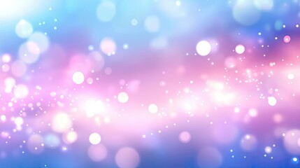 Abstract pastel background with floating bokeh lights in a vector illustration, evoking a soft and gentle atmosphere.