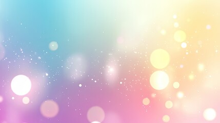 Abstract pastel-colored vector design with subtle bokeh, creating a soft, calming background.