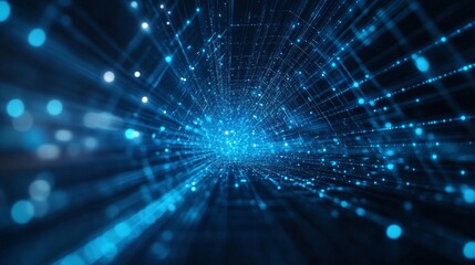Obraz premium Abstract Digital Network Background