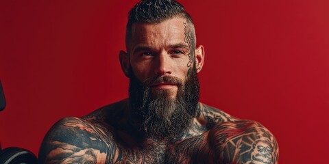 Bearded Tattooed Man