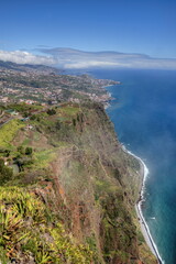Madeiras Steilküste im Süden der Insel
