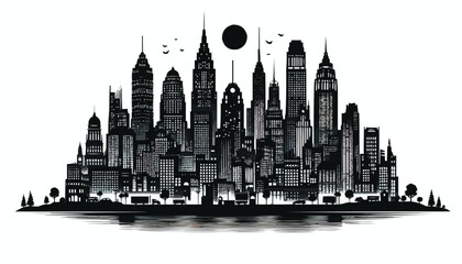 Naklejka premium new york city