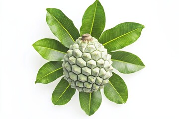 Asian organic herb and spice concept, natural organic healthy plant, Noni (Morinda Citrifolia) fruits isolated on transparent background.