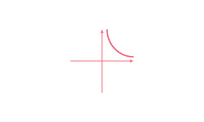 Cartesian coordinate system with function curve icon symbol.