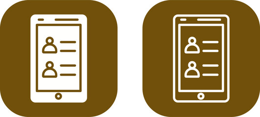 Contacts Vector Icon