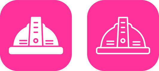 Naklejka premium Helmet Vector Icon