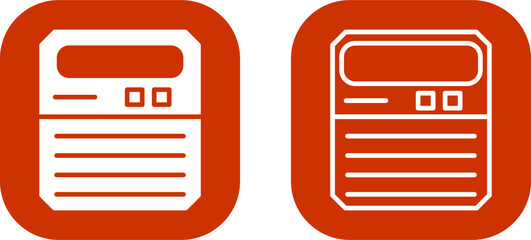 Calculator Vector Icon