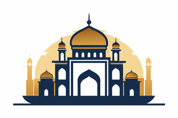 Taj Mahal vector illustration