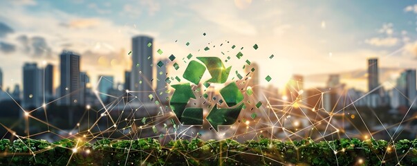 Smart City with Advanced Waste Management Systems Automated Collection Recycling and Energy Recovery