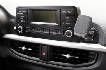 Close-up of car body parts.