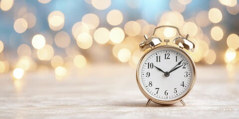 New Year Countdown Surrounded by Colorful Festivities and Celebratory Elements