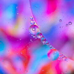 Cololurful background with Bubbles