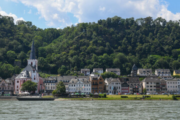 Parish Church of St. Goar on the Rhine in Germany