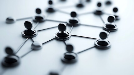 Illuminated Network Connections in a Digital Landscape