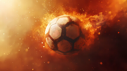 Fototapeta premium Abstract football illustration