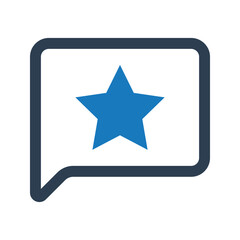 Rating chat icon