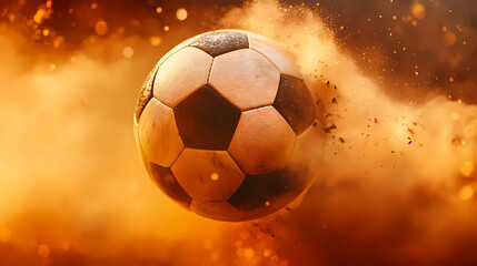 Naklejka premium Abstract football illustration