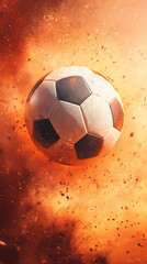 Fototapeta premium Abstract football illustration