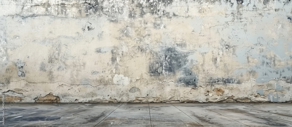 Poster grunge gray textured cement wall with an old concrete effect and copy space image