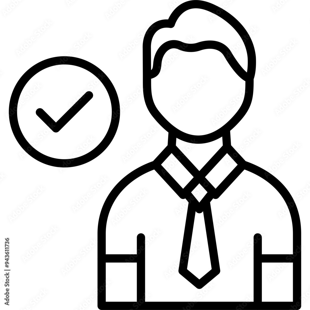 Sticker Employee Icon