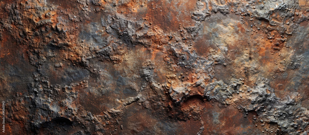 Aufkleber Brown and gray grungy backdrop with a rocky texture suitable for copy space image