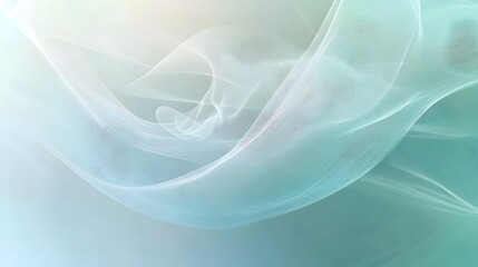 Fototapeta premium Ethereal Pastel Waves - Captivating Abstract Fluid Motion Wallpaper