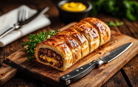 An artistic shot of a Bedfordshire clanger
