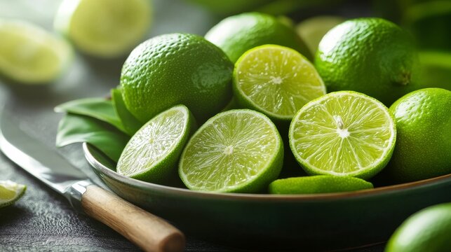 Persian lime, also Tahiti lime, is a hybrid citrus fruit.