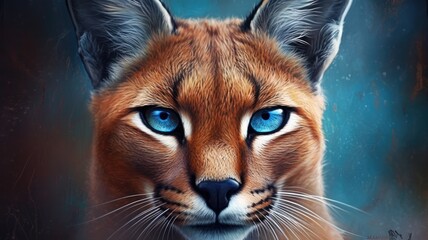 Obraz premium stunning bright animal eyes