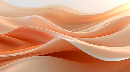 Abstract Peachy Waves: A Serene Background for Design
