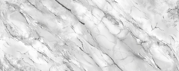 Elegant white marble texture featuring fine gray veins, Perfect for digital projects, websites, and print materials High-quality, isolated with ample copy space