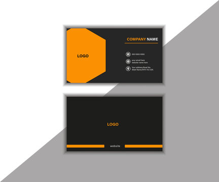 modern creative business card .business card design template.Vector illustration print template.Futuristic business card design.