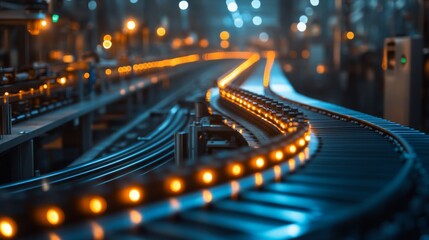 A visual comparison displaying energy consumption between traditional and renewable energy systems in a manufacturing setup.