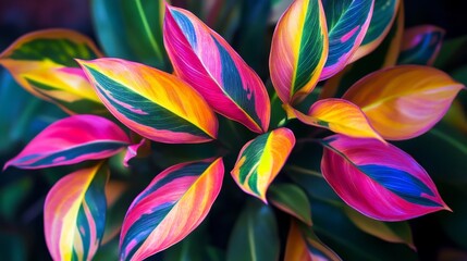 Bright striped leaf Ctenanthe 3779