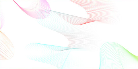 Abstract blue and pink blend curve flow vector stripe digital technology isolated geometric futuristic wave dynamic thin line. minimal flowing diagonal creative wavy line design texture background.