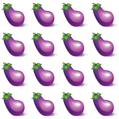 A rich, purple eggplant design that brings a touch of nature's elegance. Ideal for culinary-themed projects, kitchen decor, and more.