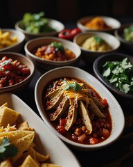 Mexican food on the table