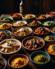 Mexican food on the table