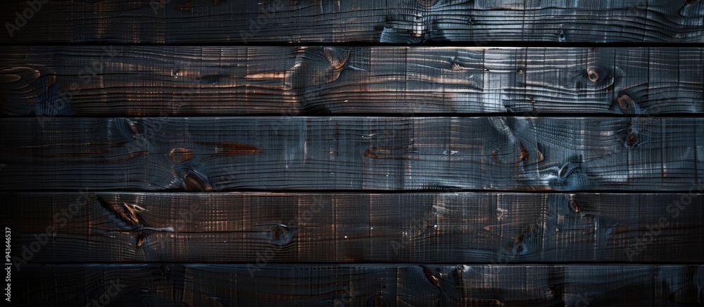 Poster background of dark wood texture with a vintage natural pattern for a graphic s copy space image