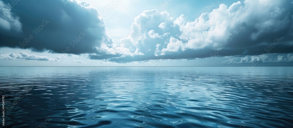 Poster natural background with a dramatic sky before a storm perfect for your design with copy space image